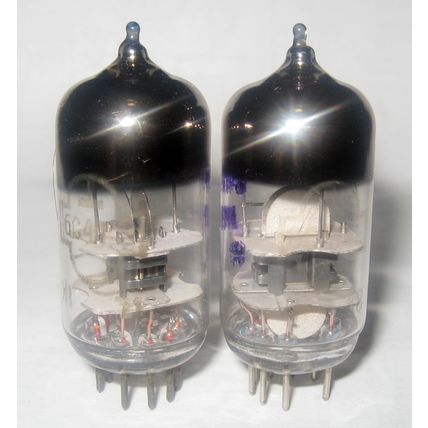6S4P-E / EC86/ PC86 ~WE417A USSR HF TRIODE Vacuum Tube NEW, TESTED 2pcs 1960-70s