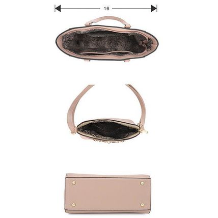 New 2in1 Smooth Matching Shoulder Tote Bag With Crossbody Set