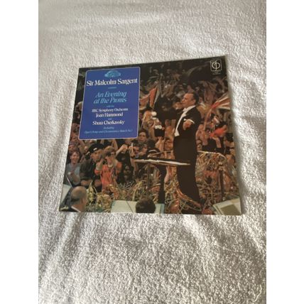 SIR MALCOLM SARGENT An Evening At The Proms 1959 33 rpm 12" Vinyl LP