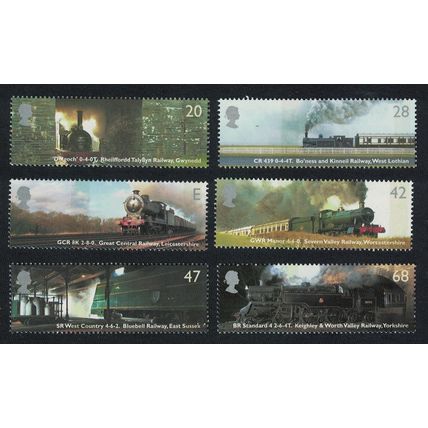 Great Britain Classic Locomotives 6v 2004 MNH SG#2417-2422