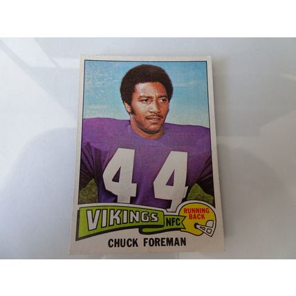 1975 Topps Football Card # 240 Chuck Foreman Very Good (3) Minnesota Vikings