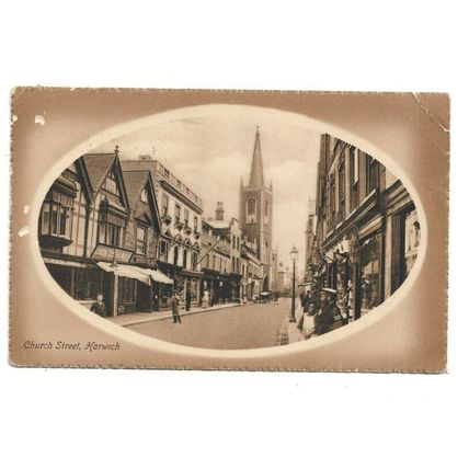 Church Street, Harwich, Essex, Postcard.