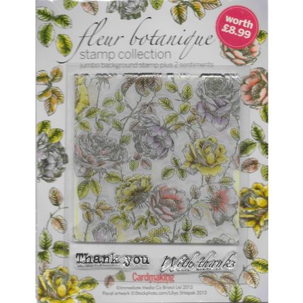 Fleur Botanique Stamp Set. App 10x12cm. Stamping Cardmaking Scrapbooking
