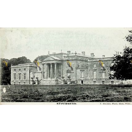 Stourhead, Wiltshire, Rare F Holmes Postcard, 1907