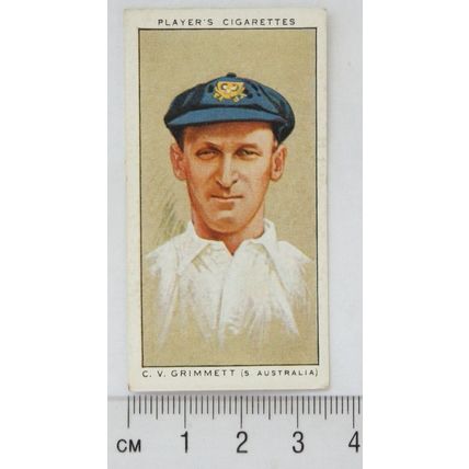 1934 Players Cricketers No. 43 C. V. Grimmett, South Australia & Australia