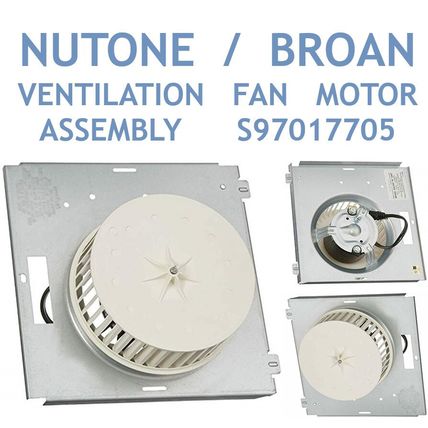 NIB! Nutone Broan 97017705 Fan Motor & Blower Wheel Assembly 1550 RPM 8663RP