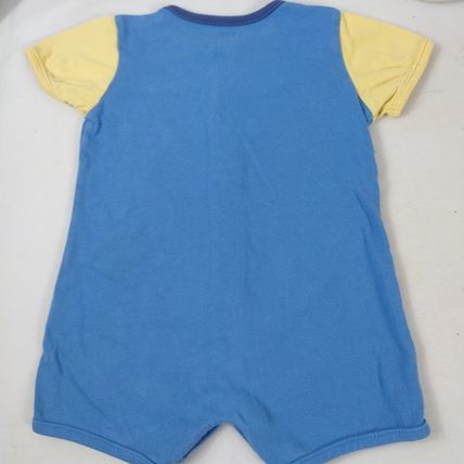 Carters Child of Mine Boy's Toddler One Piece Blue/Yellow "Chomp Chomp" Sz 3-6-M