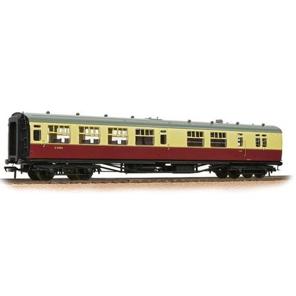 Bachmann 34-727A SR Bulleid Brake Third Semi-Open BR Crimson & Cream - NEW