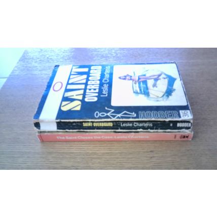 The Saint - Overboard & Closes the Case by Leslie Charteris (2 Paperbacks)