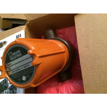 NEW 1 1/4 MOORE IND CURRENT ALARM 5W,CA/4-20MA/DH1L1/117AC-AD-10A EX,117VAC,ET