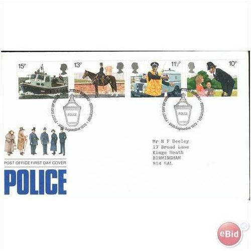 GB FDC 1979 - Police - Edinburgh Bureau SHS