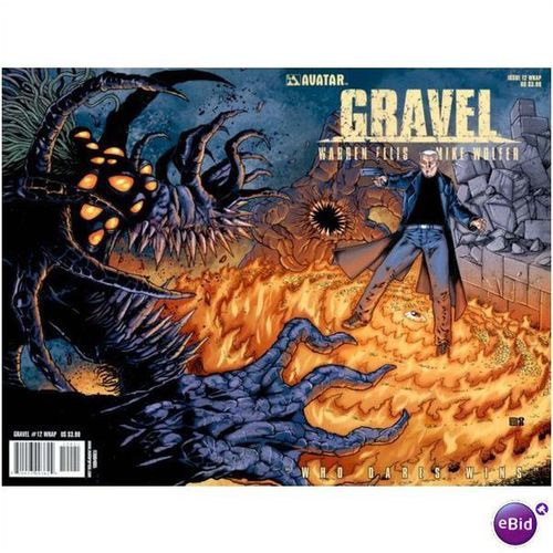 Gravel (2007) #12 Warren Ellis Avatar Press Wrap Cover