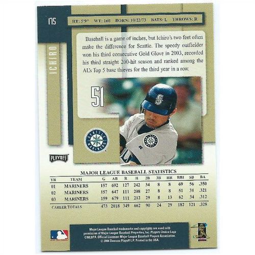 2004 Playoff Prestige - #175 - Ichiro