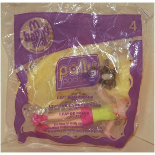 2008 McDonalds Polly Pocket #4 Lea Boardwalk Mint in Package