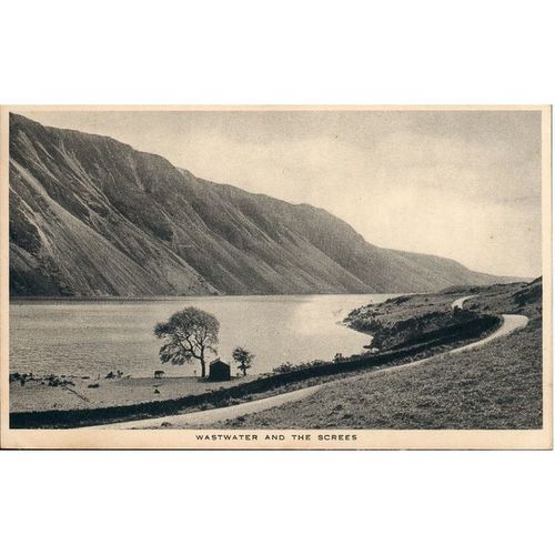 Vintage Tuck's PC - Wastwater And The Screes, Cumbria
