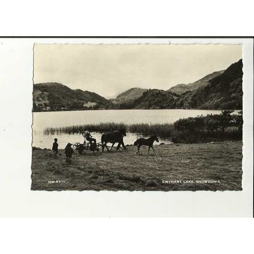 Wales GWYNANT LAKE Postcard by Marimex (NW.5911)