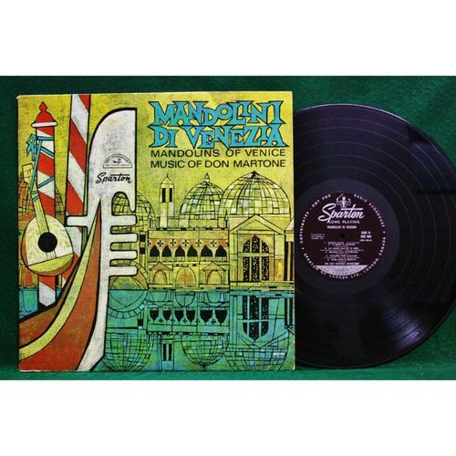 Don Martone Orchestra - Mandolini di Venezia-Mandolins of Venice - ABC 434 - EX