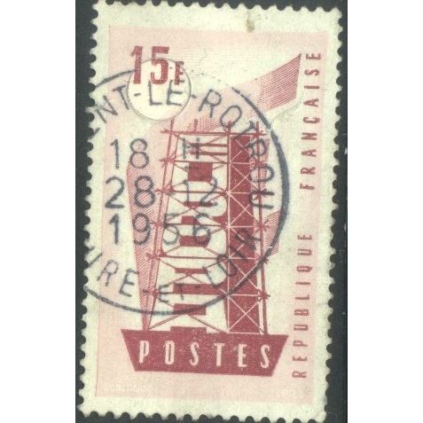 France 1956 - SG1301 - 15f red & pink - Europa - used