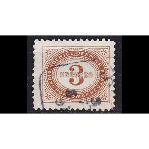 ÖSTERREICH AUSTRIA [Porto] MiNr 0003 E ( O/used )