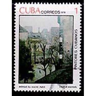Cuba 1979 Art Victor Manuel 1c Used Stamp..