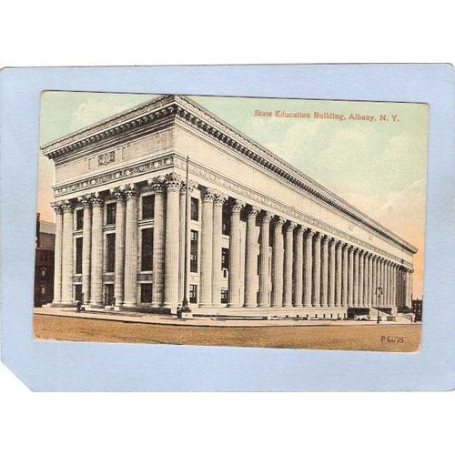 New York Albany State Education Building Street Scene Intersection ny_box~377