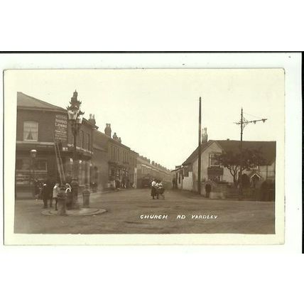Warwickshire BIRMINGHAM YARDLEY Church Road Postcard