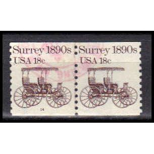 Used 1907 18c Surrey Fine CNP Left 14 PA0535