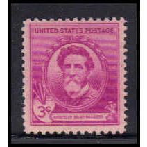 886 3c Augustus Saint-Gaudens Just Clears MNH KA4232