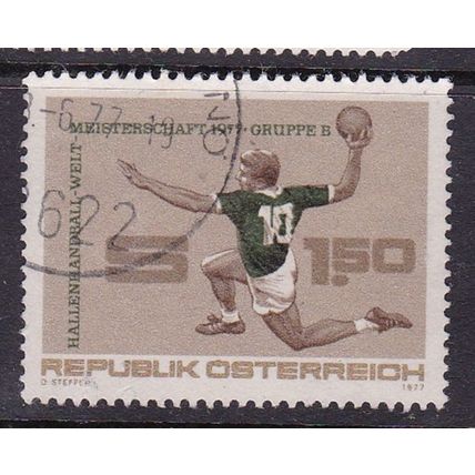 AUSTRIA 1977 WORLD INDOOR HANDBALL CHAMPIONSHIPS USED SG1779 #1
