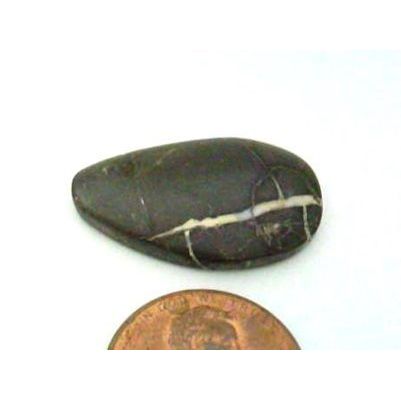 Black Septarian Freeform Gemstone Cabochon 293