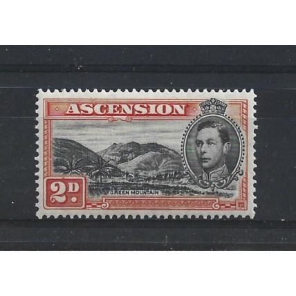Ascension.SG41 2d Green Mountain.Perfs 13 1/2.Mounted Mint.Aug24y