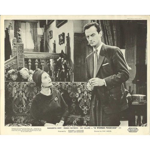A WOMAN POSSESSED Margaretta Scott, Francis Matthews 1958 F-O-H Stills Set (8)
