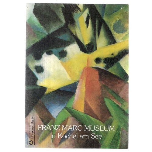 FRANZ MARC MUSEUM, Kochel Germany vintage leaflet #