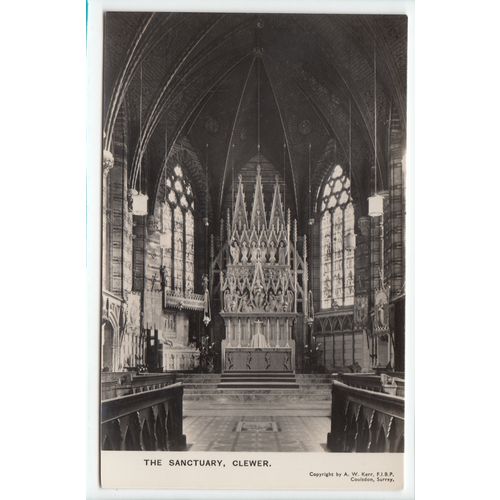 The Sanctuary Clewer Church Berkshire RP Postcard