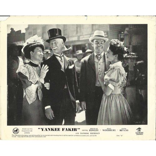 YANKEE FAKIR Douglas Fowley, Joan Woodbury F-O-H Stills (5)