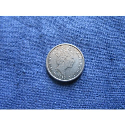 1990 ISLE OF MAN 5p COIN. ( Windsurfing )
