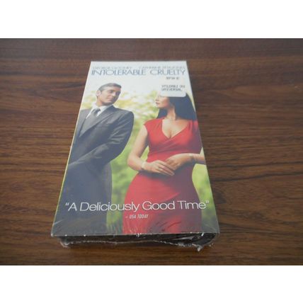 Intolerable Cruelty (VHS, 2004) NOS Catherine Zeta-Jones, George Clooney