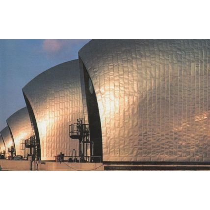 The Thames Barrier London Construction Postcard