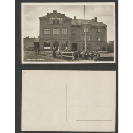 Postcard Sweden, Vastra Skolan, Hallsberg, Western School Hallsberg Unposted