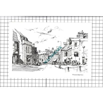 Wincanton High Street Somerset / Bruton Patwell St - 1980's Cutting/ Print
