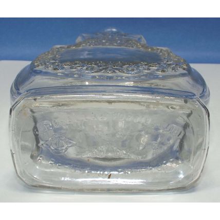 Rare VINTAGE Owens-Illinois Clear Glass Company Whiskry Decanter Bottle W/ Lid