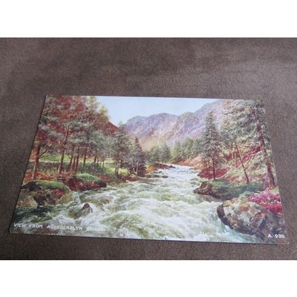 Valentines Postcard - Aberglaslyn, Snowdonia - Artist Brian Gerald A930