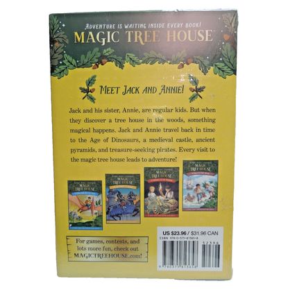 Mary Pope Osborne Magic Tree House Books 1-4 New Sealed