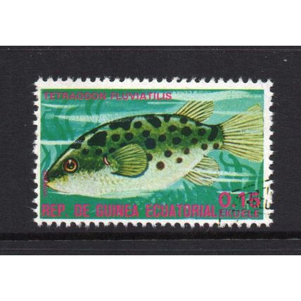 Equatorial Guinea - 1975 - 0.15Ek Fish, Used