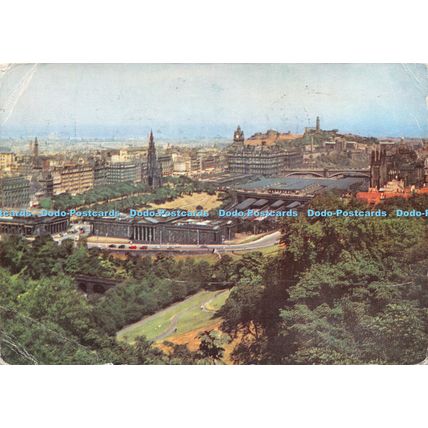 D030755 The City of Edinburgh. Looking east from Edinburgh Castle. Calton Hill.