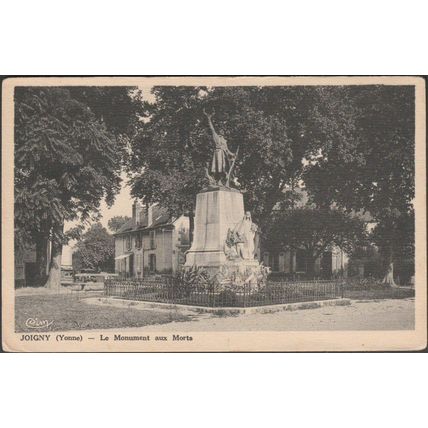 Le Monument aux Morts, Joigny, c.1930s - Combier CPA