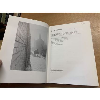 1998 FOLIO SOCIETY J B PRIESTLEY "ENGLISH JOURNEY" 1.2kg HARDBACK BOOK (P7)