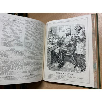 RARE* WW1 JULY-DEC 1916 PUNCH MAGAZINE BOUND VOLUME 151 ILLUSTRATED BOOK (P8)