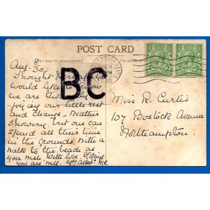 Postcard Branksome Dene Hotel Bournemouth Dorset Nr Poole Christchurch Parkstone