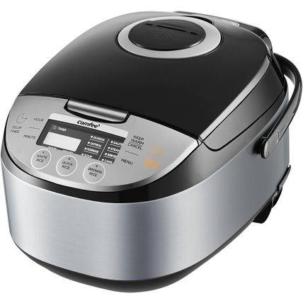 COMFEE' Rice Cooker 12 Cups Cooked/6 Cups Uncooked, Portable Non-Stick Rice Make